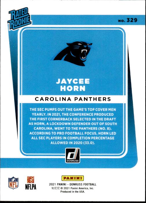 2021 Donruss #329 Jaycee Horn V