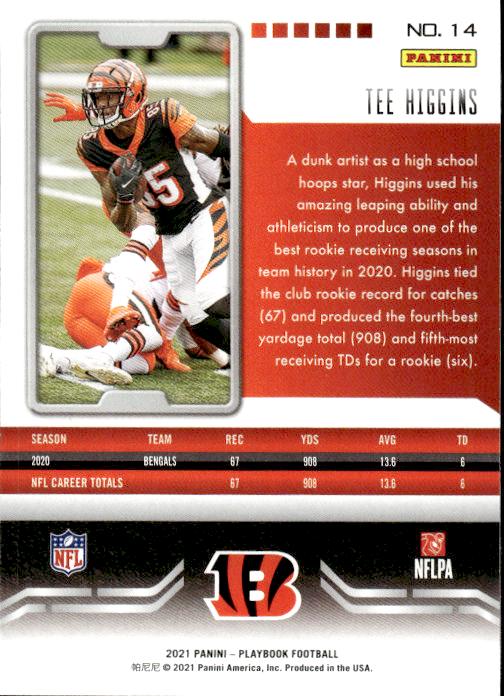 2021 Clearly Donruss #14 Tee Higgins