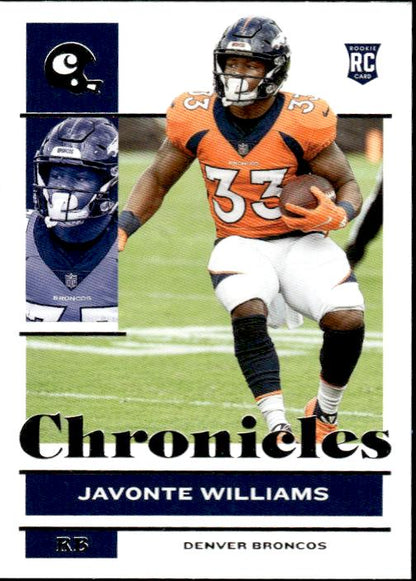 2021 Panini Chronicles #31 Javonte Williams