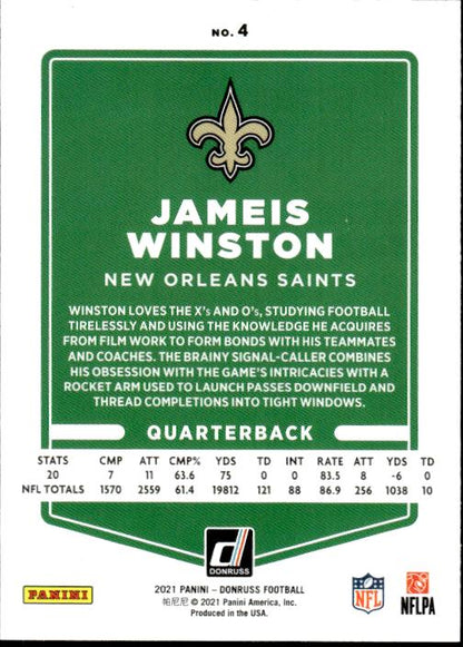 2021 Donruss #4 Jameis Winston