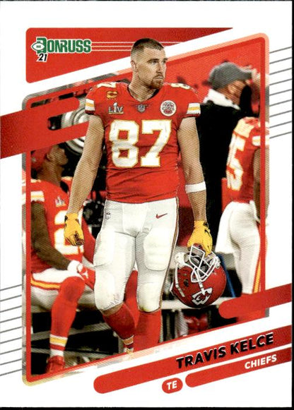 2021 Donruss #118b Travis Kelce No Helmet