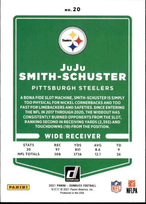 2021 Donruss #20 JuJu Smith-Schuster