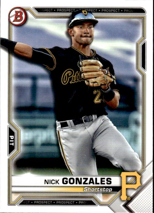 2021 Bowman #BP-34 Nick Gonzales #BP-34 Prospects