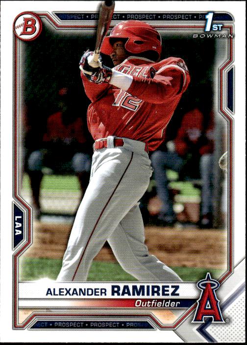 2021 Bowman #BFE-145 Alexander Ramirez