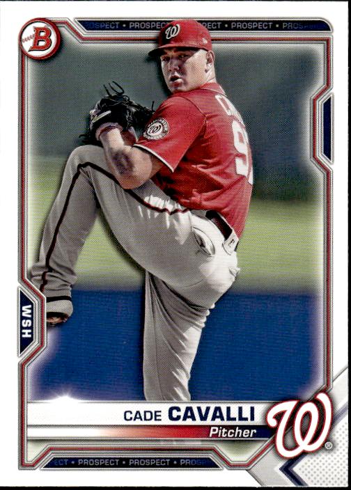 2021 Bowman #BP-99 Cade Cavalli Prospects