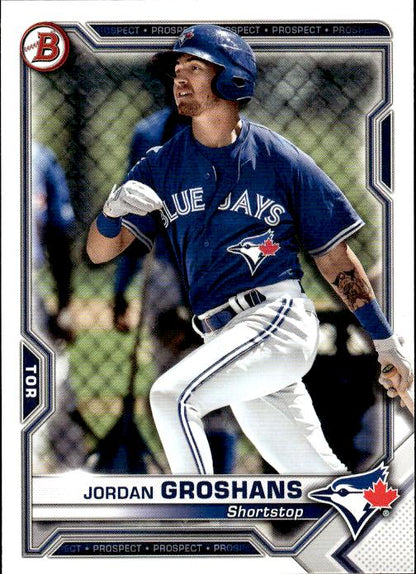 2021 Bowman #BP-70 Jordan Groshans Prospects