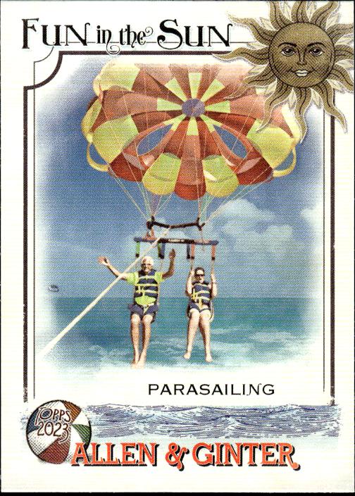 2023 Topps Allen & Ginter #FITS-14 Parasailing Fun in the Sun