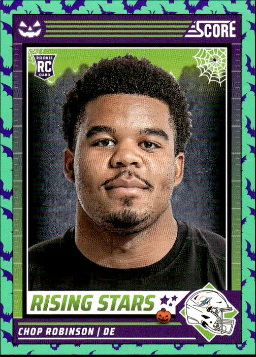 2024 Score-A-Treat #12 Chop Robinson A-Treat - Rising Stars Orange Pumpkin