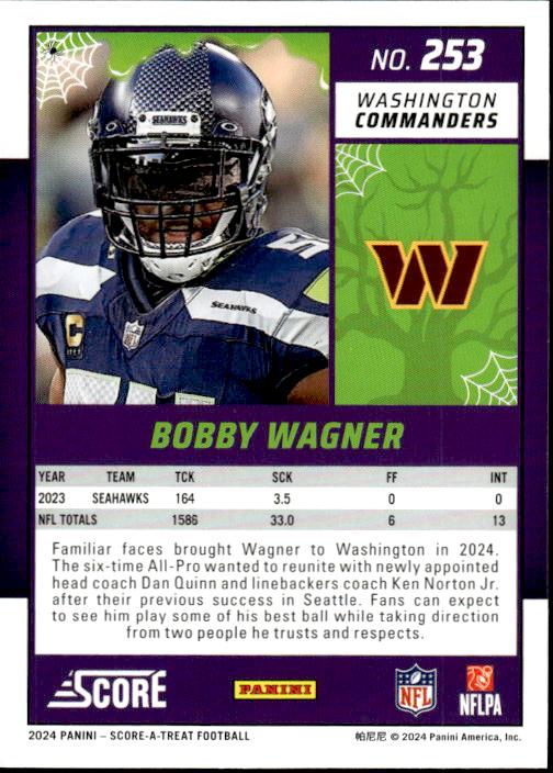 2024 Score-A-Treat #253 Bobby Wagner A-Treat - Green Bats