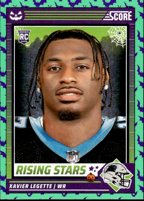 2024 Score-A-Treat #49 Xavier Legette A-Treat - Rising Stars Orange Pumpkin