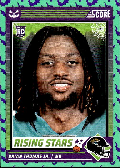 2024 Score-A-Treat #7 Brian Thomas Jr. A-Treat - Rising Stars Orange Pumpkin