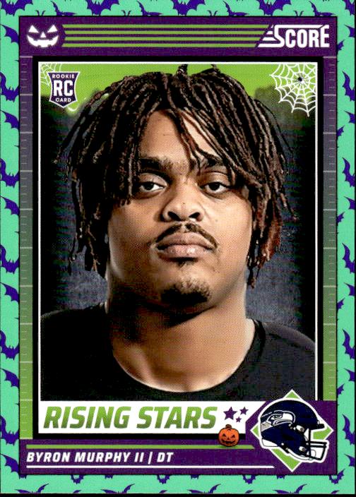 2024 Score-A-Treat #10 Byron Murphy II A-Treat - Rising Stars Orange Pumpkin