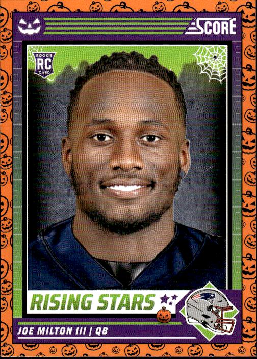 2024 Score-A-Treat #28 Joe Milton III A-Treat - Rising Stars Orange Pumpkin