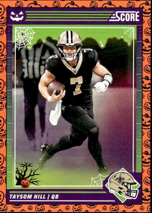 2024 Score-A-Treat #204 Taysom Hill A-Treat - Orange Pumkins