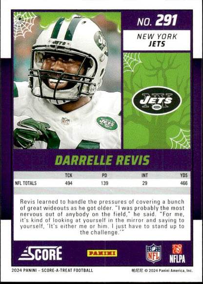 2024 Score-A-Treat #291 Darrelle Revis A-Treat - Orange Pumkins