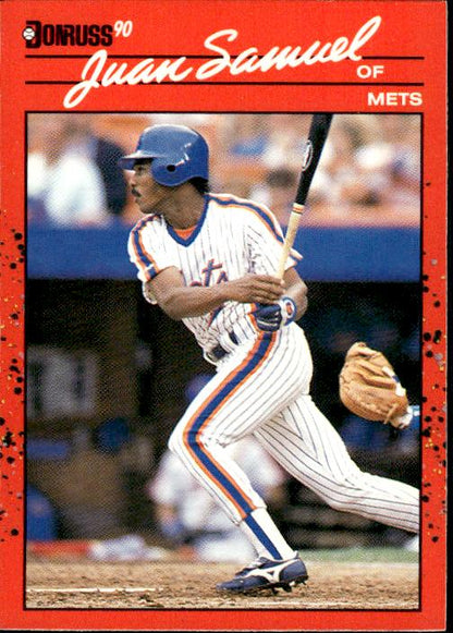 1990 Donruss #53a Juan Samuel