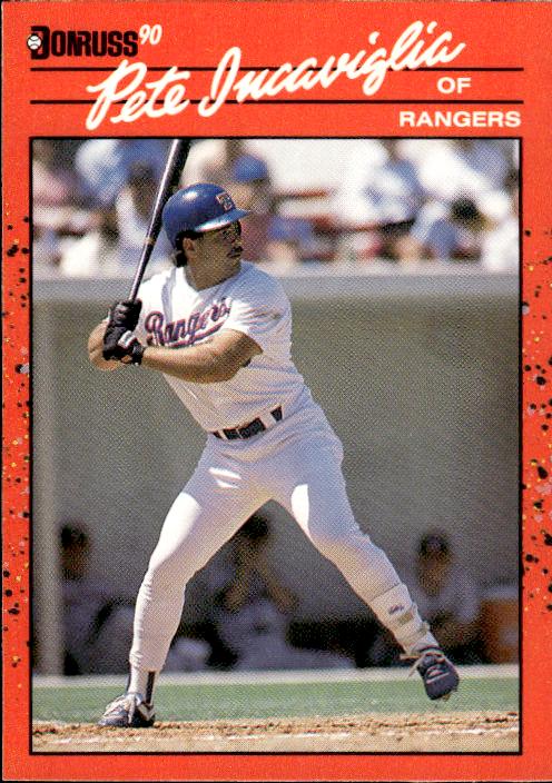 1990 Donruss #48a Pete Incaviglia