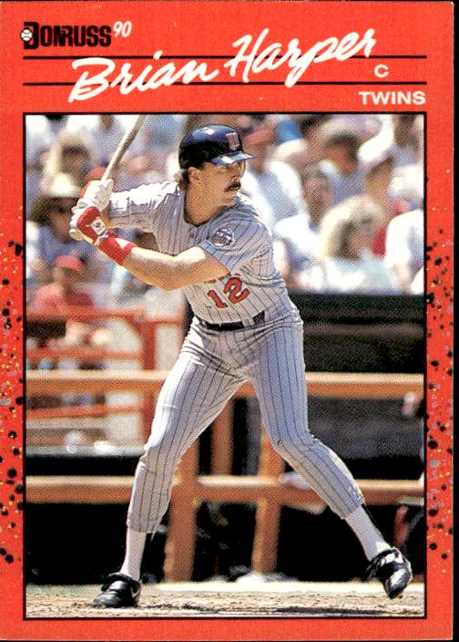 1990 Donruss #355a Brian Harper