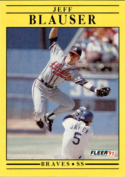 1991 Fleer #683 Jeff Blauser