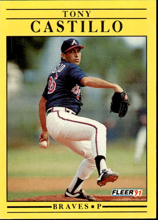 1991 Fleer #685b Tony Castillo