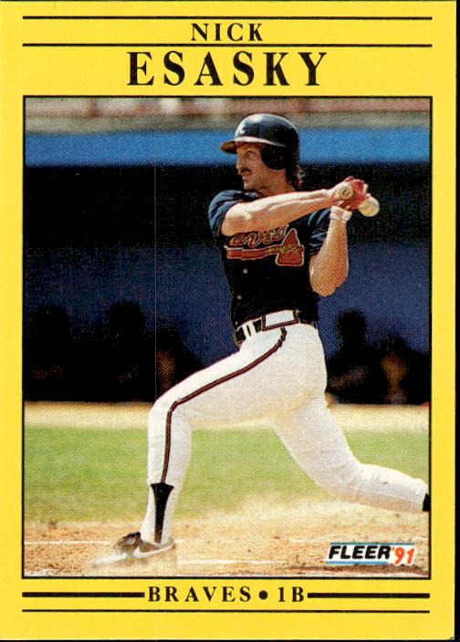 1991 Fleer #687a Nick Esasky