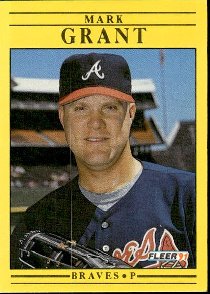 1991 Fleer #690 Mark Grant