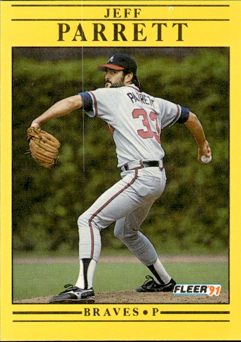 1991 Fleer #699b Jeff Parrett