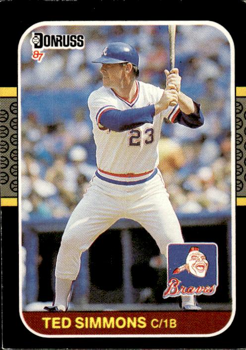 1987 Donruss #537 Ted Simmons