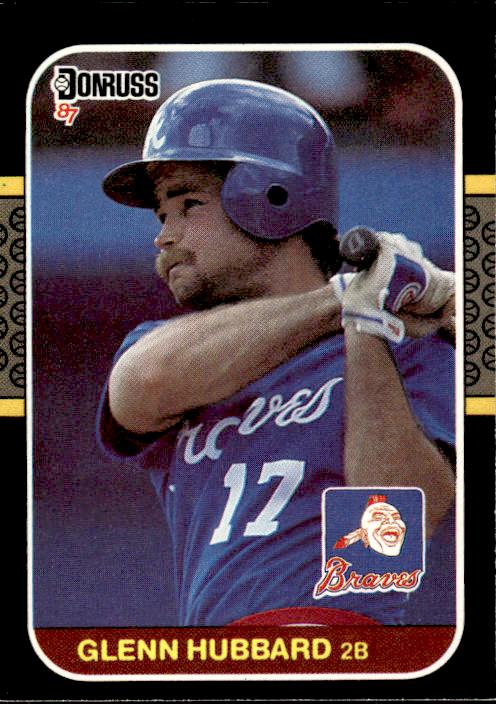 1987 Donruss #634 Glenn Hubbard