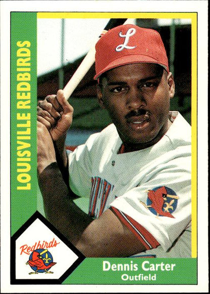 1990 CMC Louisville Redbirds #10 Dennis Carter