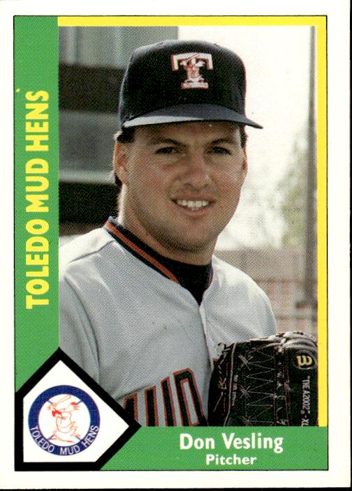 1990 CMC Toledo Mud Hens #1 Don Vesling