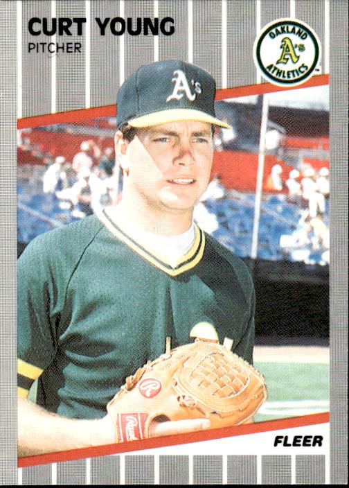 1989 Fleer #26 Curt Young