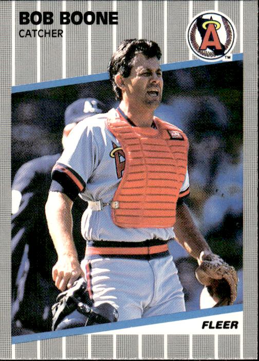 1989 Fleer #469 Bob Boone