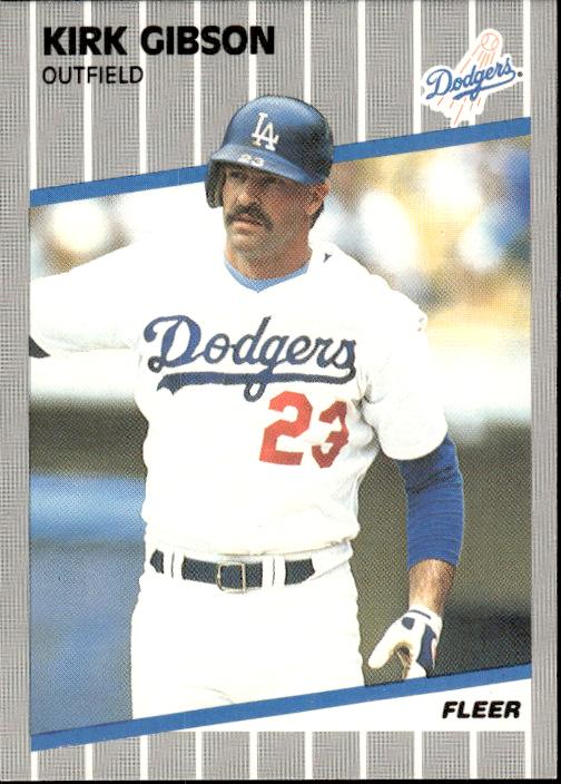 1989 Fleer #57 Kirk Gibson