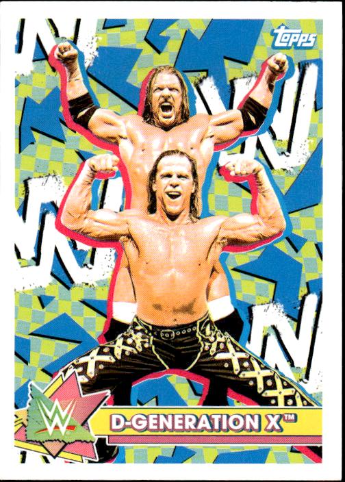 2021 Topps Heritage WWE #S-6 D-Generation X Superstar Stickers