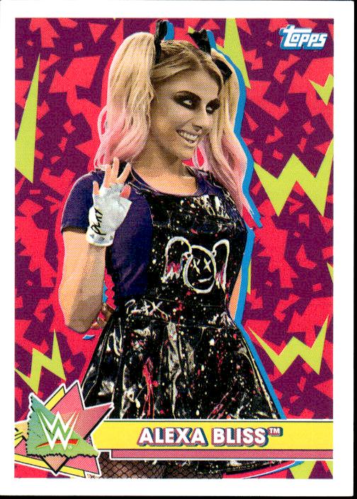 2021 Topps Heritage WWE #S-2 Alexa Bliss Superstar Stickers