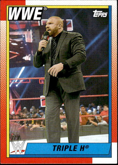 2021 Topps Heritage WWE #100 Triple H