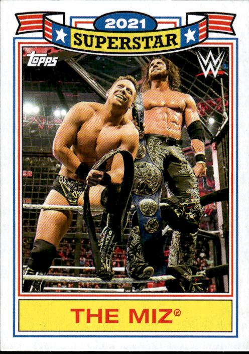 2021 Topps Heritage WWE #TM-20 Two-Time Grand Slam Superstar Tribute The Miz