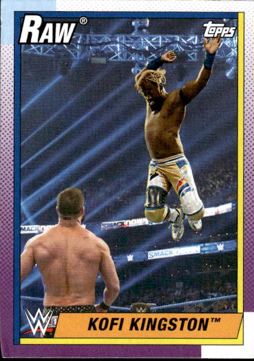 2021 Topps Heritage WWE #22 Kofi Kingston