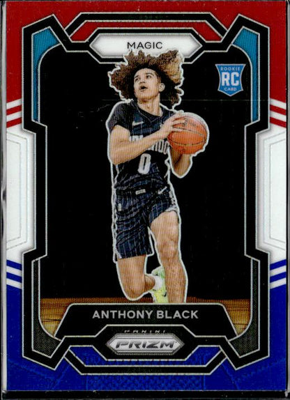 2023-24 Panini Prizm #170 Anthony Black Prizms Red White and Blue