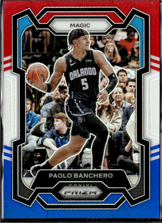 2023-24 Panini Prizm #100 Paolo Banchero Prizms Ruby Wave