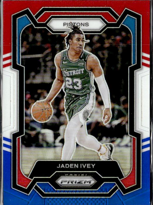 2023-24 Panini Prizm #52 Jaden Ivey Prizms Red White and Blue