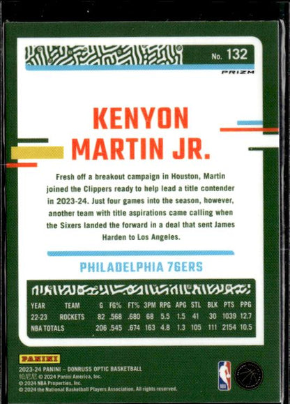 2023-24 Donruss Optic #132 Kenton Martin Jr. #132 Holo