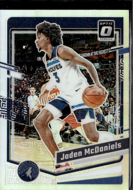 2023-24 Donruss Optic #118 Jaden McDaniels Holo