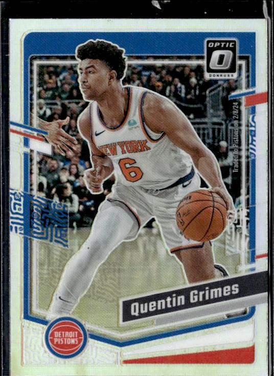 2023-24 Donruss Optic #46 Quentin Grimes Holo