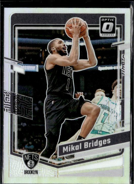 2023-24 Donruss Optic #199 Mikal Bridges #199 Holo