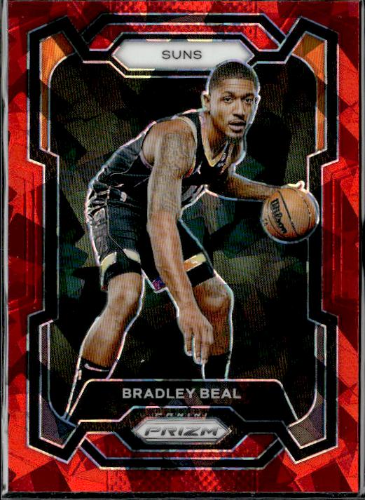 2023-24 Panini Prizm #64 Bradley Beal Prizms Red Ice