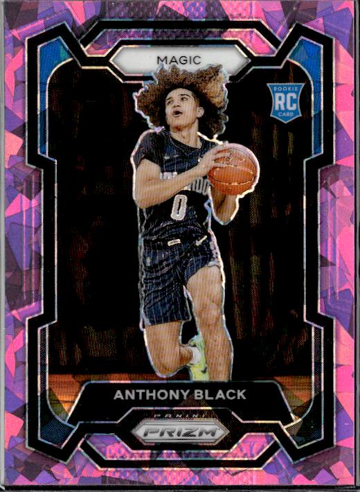 2023-24 Panini Prizm #170 Anthony Black Prizms Pink Ice