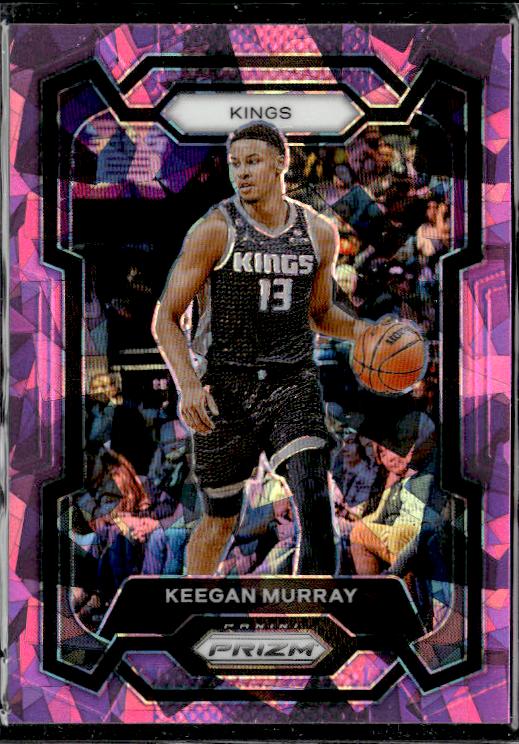 2023-24 Panini Prizm #7 Keegan Murray Prizms Pink Ice