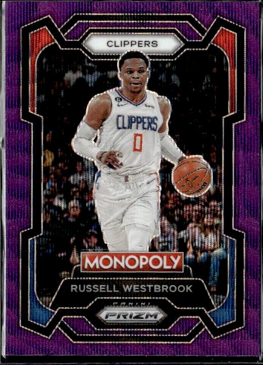 2023-24 Panini Prizm Monopoly #38 Russell Westbrook Purple